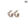 Europe And The United States  Charm Leopard Heart-Shaped Earrings Female Sexy  Girl Party Accessories Holiday Jewelry