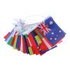 1 Set International Flag Banner Countries String Flag Banner Football Cup Decor Party Supplies Photo Backdrops Classroom Games