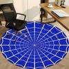 1pc Spider Web Office Round Area Rug, Indoor Mat Suitable ForOffice, Under Office Chairs Bedroom Living Room Home Decor, Room Decot146