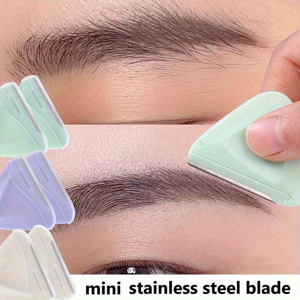 Lightweight Stainless Eyebrow Cutters Portable Eyebrow Trimming Tools For Home And Outdoor Use For Precise Makeup Shaping Includes Options