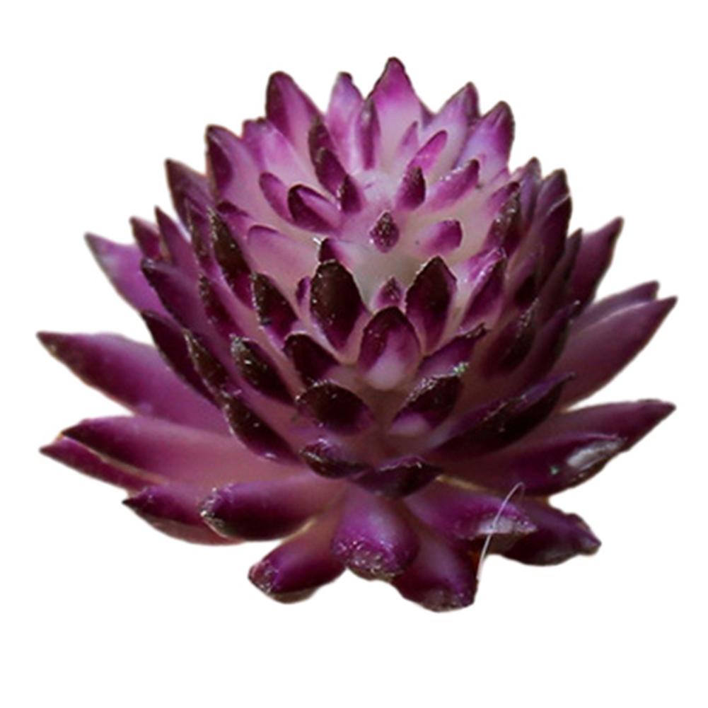 Artificial Succulent Artificial Decor PVC Realistic фиолетовый