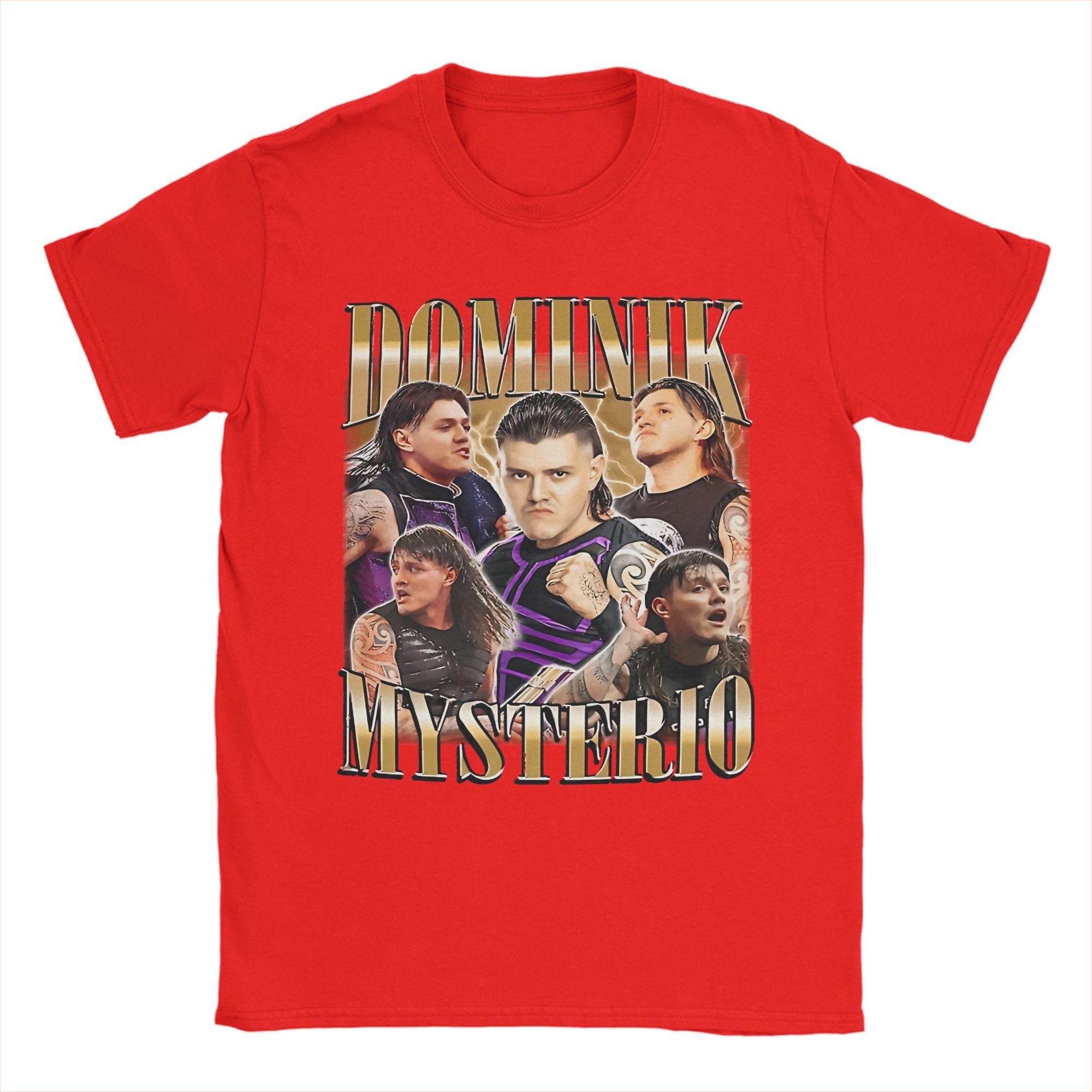 Dominik Mysterio Wrestler Tee Shirt for Men Women Gift Idea T Shirts  100% Cotton Clothing S