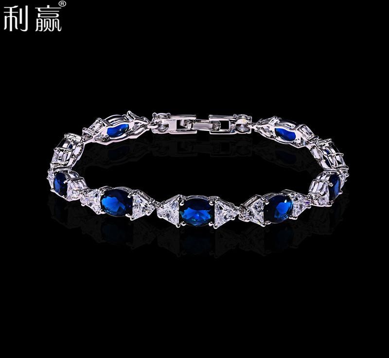 High-End Zircon Bracelet Hand Jewelry, Electroplating Exquisite Workmanship