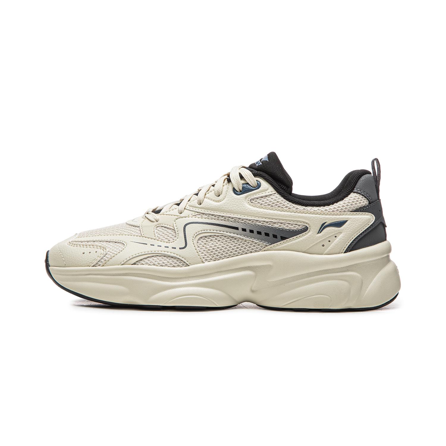 

Li Ning Milk Coconut Cushioning Rebound Low top Casual Shoes Men s AGCW115-4 42