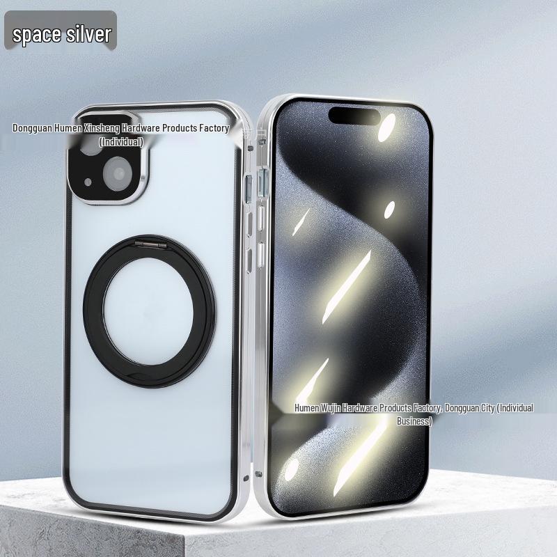 Apple Pro Max 360° Rotating Magnetic Stand Case - Full Coverage Protective iPhone 16 Case by Magnet King