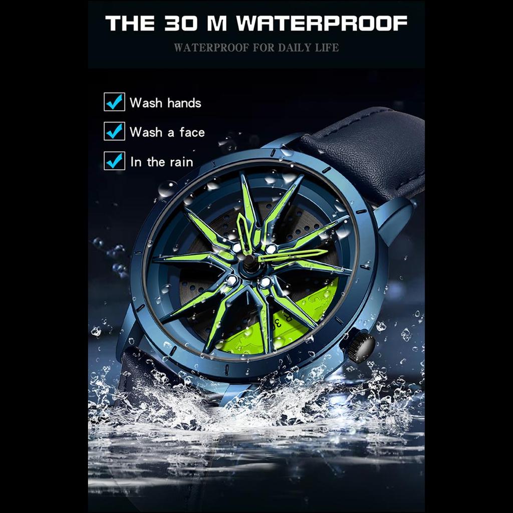 Sanda New 1089 Steel Belt Wheel Series Style Fashion Trend Cool Quartz Men's Watch Casual Personality Men's Watch