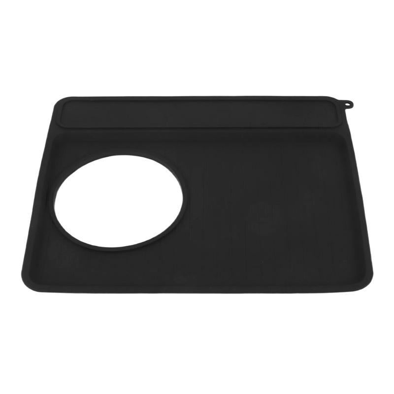 AD23-1 Pcs Espresso Tamper Mat For Breville 870/880 For Espresso Machine Barista Black