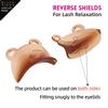 Lashlift Pads Blackwings Brown Bear Style Eyelash Removal Tool Keratin Eyelash Curling Surgery Mold for Eyelash Restoration and Softening Pad
