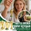 Metalltrofé Nyckelring Hänge, Fångåva Dekoration, Fotbollsmerchandise, Fotbollstrofé Ornament