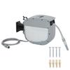 Hose Reel with Garden Hose 20 M, 180° Swiveling Hose Box with Automatic Retraction Self-Locking