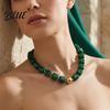 Beautiful Beaded Choker Chunky Colorful Resin Beads Necklace Boho Everyday