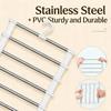 Multi-layer Stainless Steel Pants Rack Space Saving Closet Organizer Non-slip Magic Hanger for Trousers