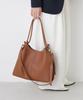 Nano Universe Knot Handle Big Tote Bag, Women's, F 050, Brown, 669-6132303