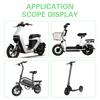 24V 36V 48V 15A 250-350W Sinuswellen-Dreimodus-Controller Abschließbarer Drehgriff für Elektrofahrräder Lithium-Elektro-Scooter