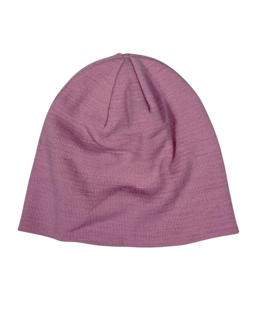 SK8ER ROCK Vintage Label Beanie ((Pink))