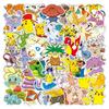 200-Piece Japanese Anime Pokemon Car & Suitcase Graffiti Stickers Set