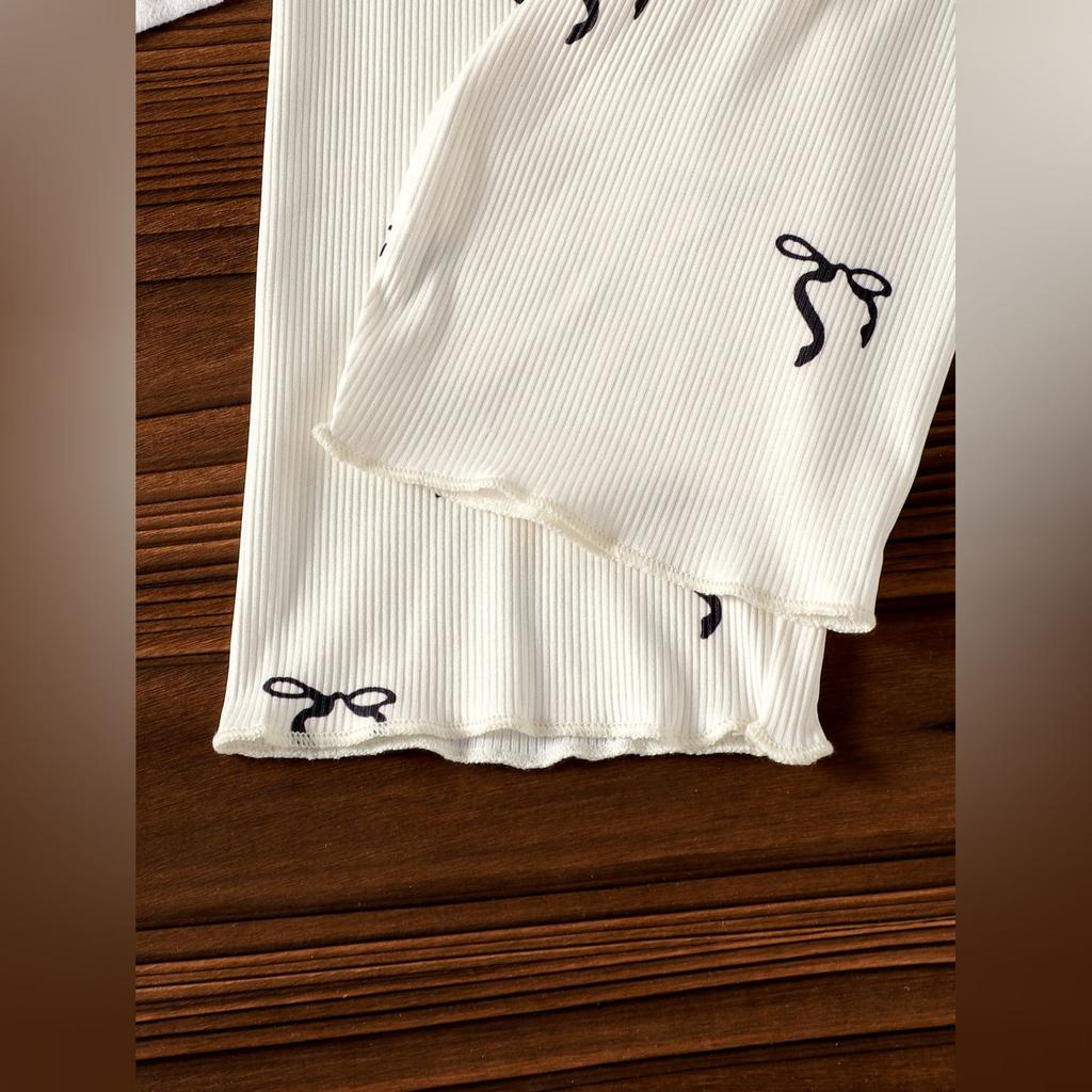 Kids Casual Long-Sleeve Set, Comfortable Daily Wear Outfits