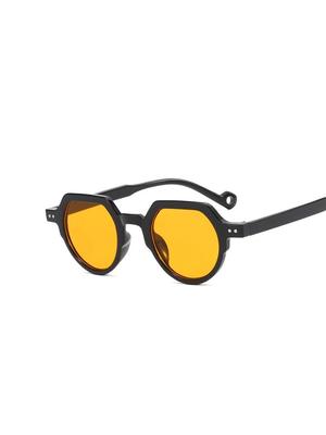 Fashion Oval Small Sunglasses Colorful Round Frame UV400 Protection Trendy Women Cat Eye Sunglasses for Summer