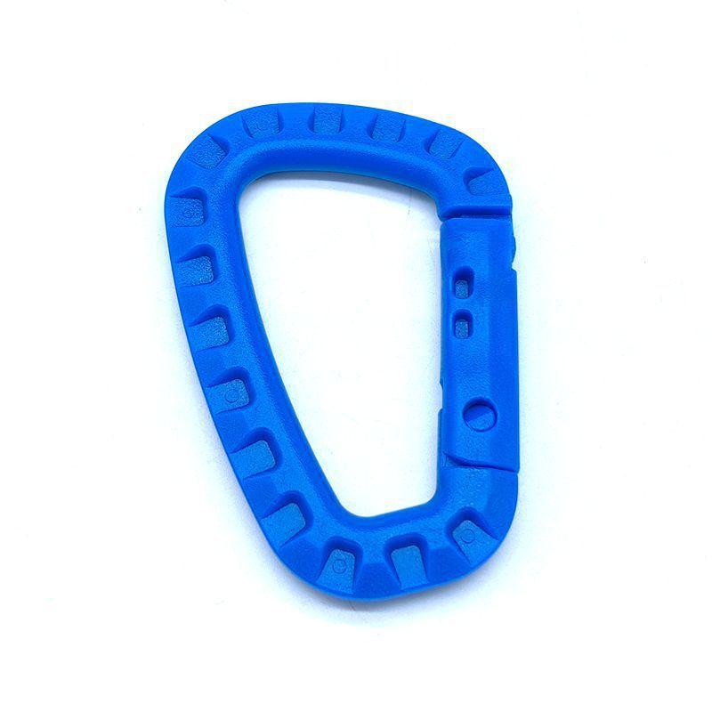 

Outdoor Medium Tactical Carabiner ITW Molle Buckle Hook Backpack Molle System D Buckle Sports Camping Climbing Accessories синій