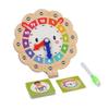 Orologi Giocattolo in Legno Montessori Apprendimento del Tempo Ausili Didattici Cognizione del Tempo Abbinamento Giocattoli Educativi Precoci per Bambini Regali per Bambini
