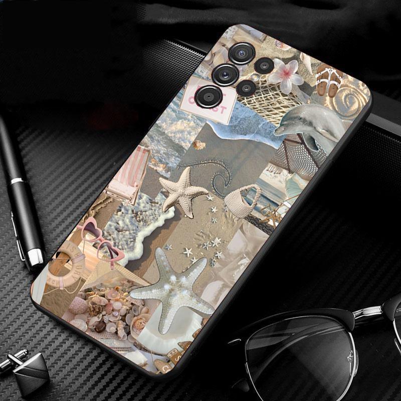 Чехол для телефона Samsung Galaxy S26 S25 S24 S23 S22 S21 Ultra S24 S23 S22 S21 S25 Plus S24 FE Ракушка жемчужная