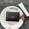 Wooden Bow~ Women's Wallet Cute Girl Portable Multifunctional Change Bag