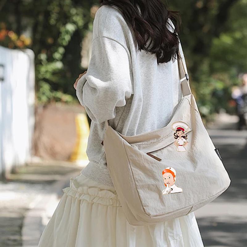 1 Stück Stoffzubehör Festivals Lehrer Krankenschwestern Polizist Geschenke für Freunde in verschiedenen Berufen Unisex