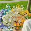 30 Heads Daisy Artificial Flowers Bouquet for Garden Wedding Supplies Decoration Outdoor Fake Flowers Home Decor Vase Ornaments