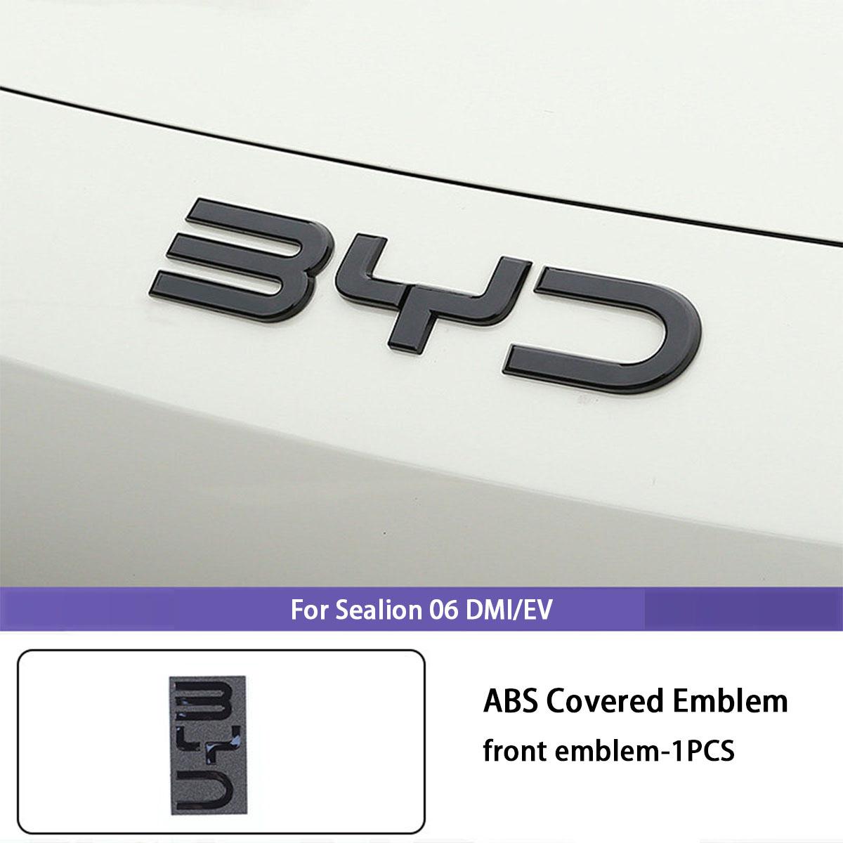 

For BYD Sea Lion 06 Logo Blackened Sticker Cover Non Removable Black Warrior Logo Decoration Sticker Modified Accessories