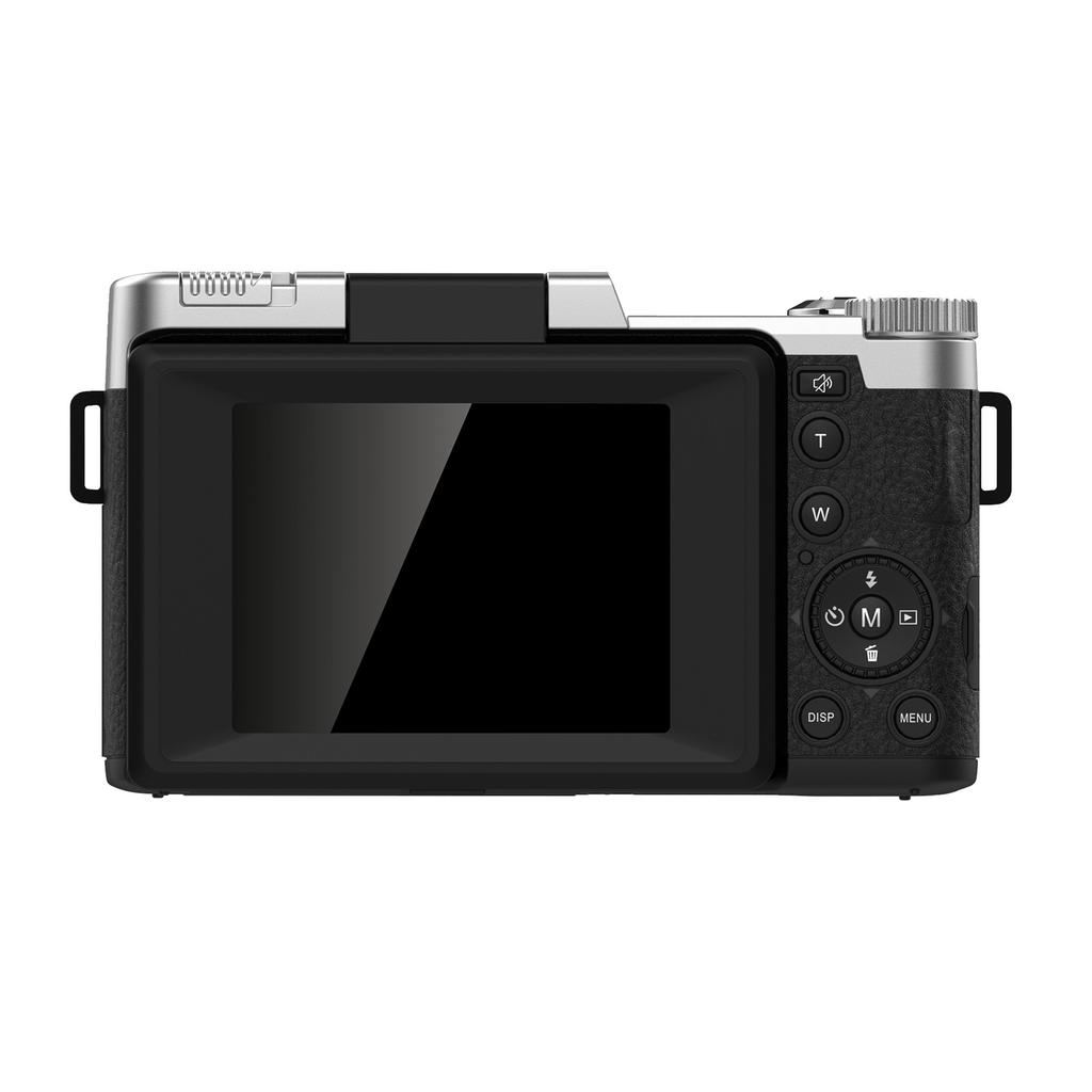 4K Digital Camera 48MP Resolution 18X Zoom Compact Travel Size for Selfie and Video Recording