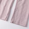 KAVON Women's Fashion Straight-Leg Slit Hem Casual Pants