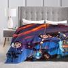 Trollhunters Tales Of Arcadia Flannel Blankets Soft Durable Throw Blanket for Couch Chair Travel Office Bedspread Sofa Bed Cover