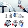 Automotive Painting Accessory Plastic Filter Air Oil Water Separator With Regulator Fit Multiple Sprayer Model