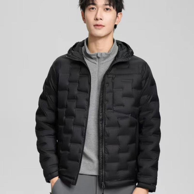 High-end Light and Thin Down Jacket Men's Short Autumn New Down Sports Hooded Windproof and Cold-proof Warm Jacket