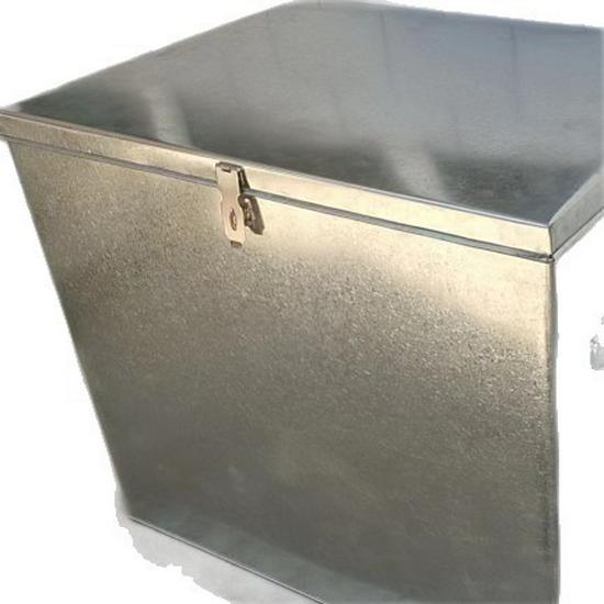 Galvanized White Iron Lockable Tool and Storage Box