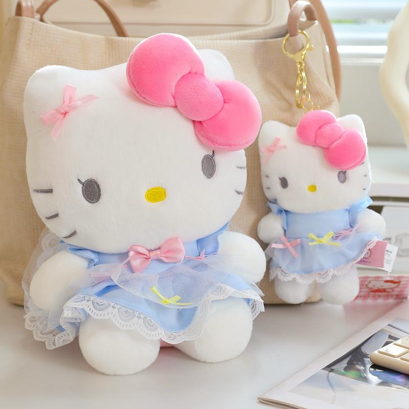 Premium-Quality Sanrio Top-Grade Blue Premium-Quality Hellokitty First-Class Plush Play Sets Top-Grade Pendants High-Standard Kawaii First-Class