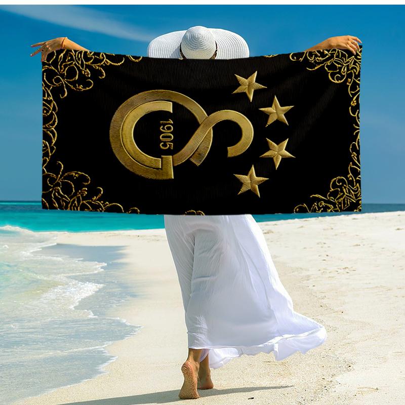 Galatasaray Fashion Beach Towel: Ideal for Summer Adventures Soft, Absorbent and Quick Drying Suitable for Swimming and Bathing