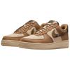 Nike Air Force 1 Leather Cushioning Low Top Skateboard Shoes Unisex Brown IO9803-200