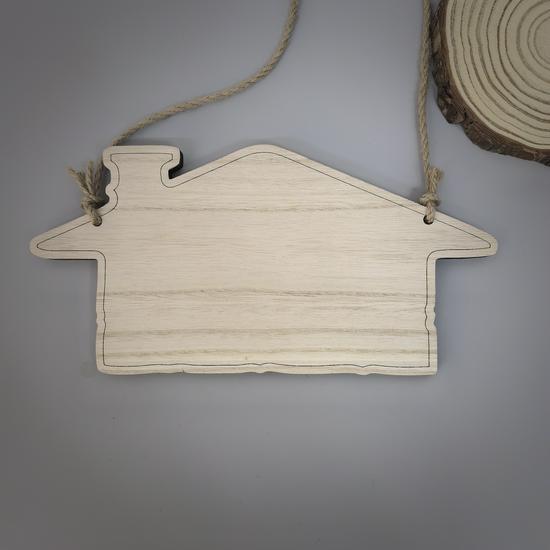 Custom Engraved Solid Wood Doorplate - Hand-Painted Hanging Tree Marker Sign for Kindergartens