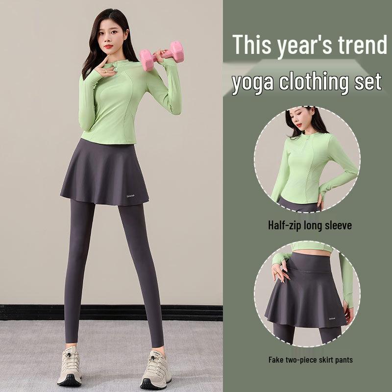 

Women s High-End Yoga & Fitness Outfit - Autumn/Winter 2024 Collection Large