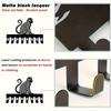 Celtic Monkey Coat Rack Heavy Iron Wall Hooks with 8 Hangers for Entryway Living Room Bedroom