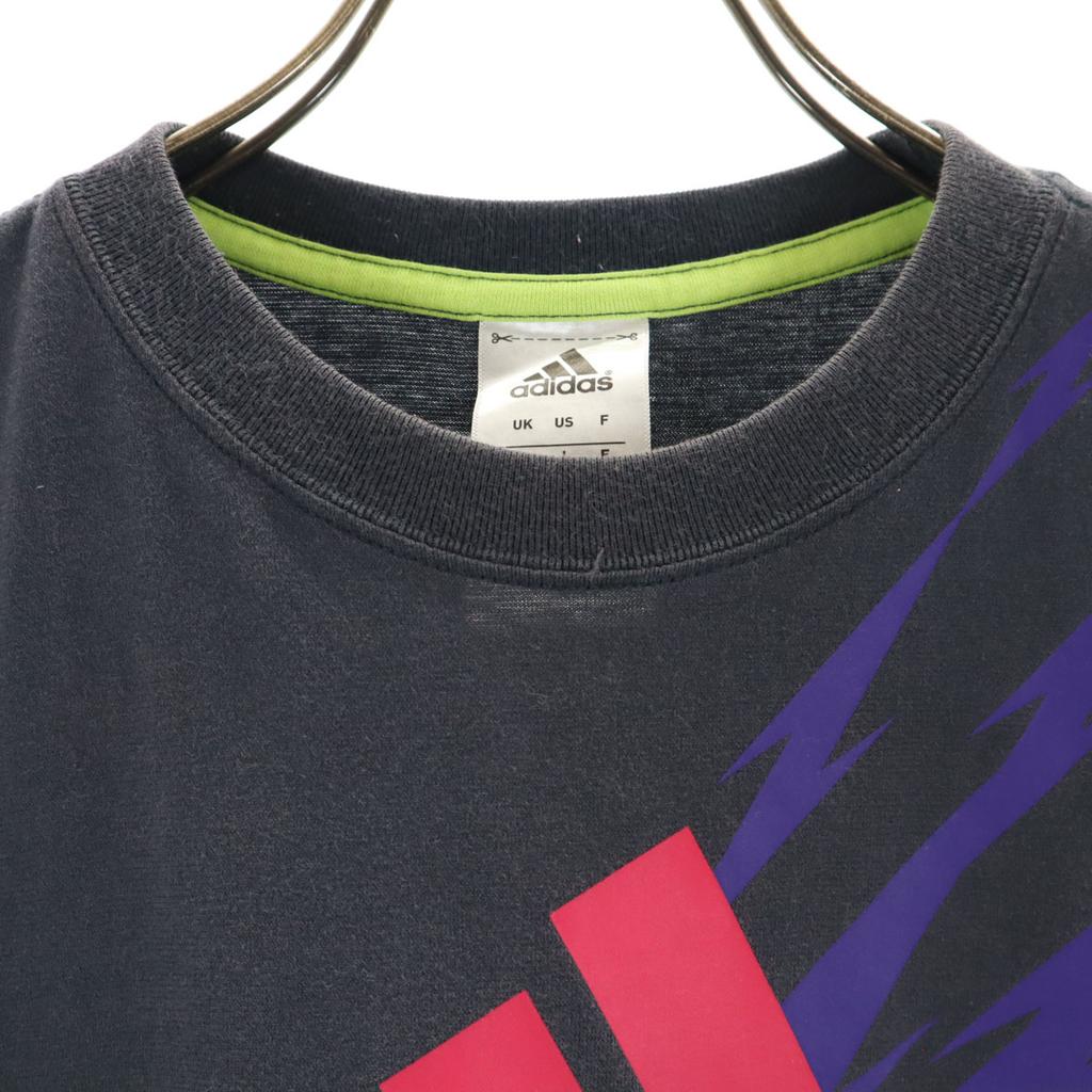 Adidas Short Sleeve T-shirt 140 Charcoal Gray Kid's Used