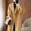 2023 Women's Mid-Length Oversized Double-Faced Cashmere Wool Coat