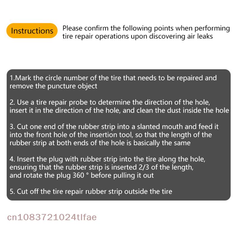 მანქანის საბურავის სარემონტო ხელსაწყოების ნაკრები წებო ზოლები წებო სწრაფი შეკეთება მოტოციკლეტის ვაკუუმის საბურავი უნივერსალური სარემონტო გადაუდებელი