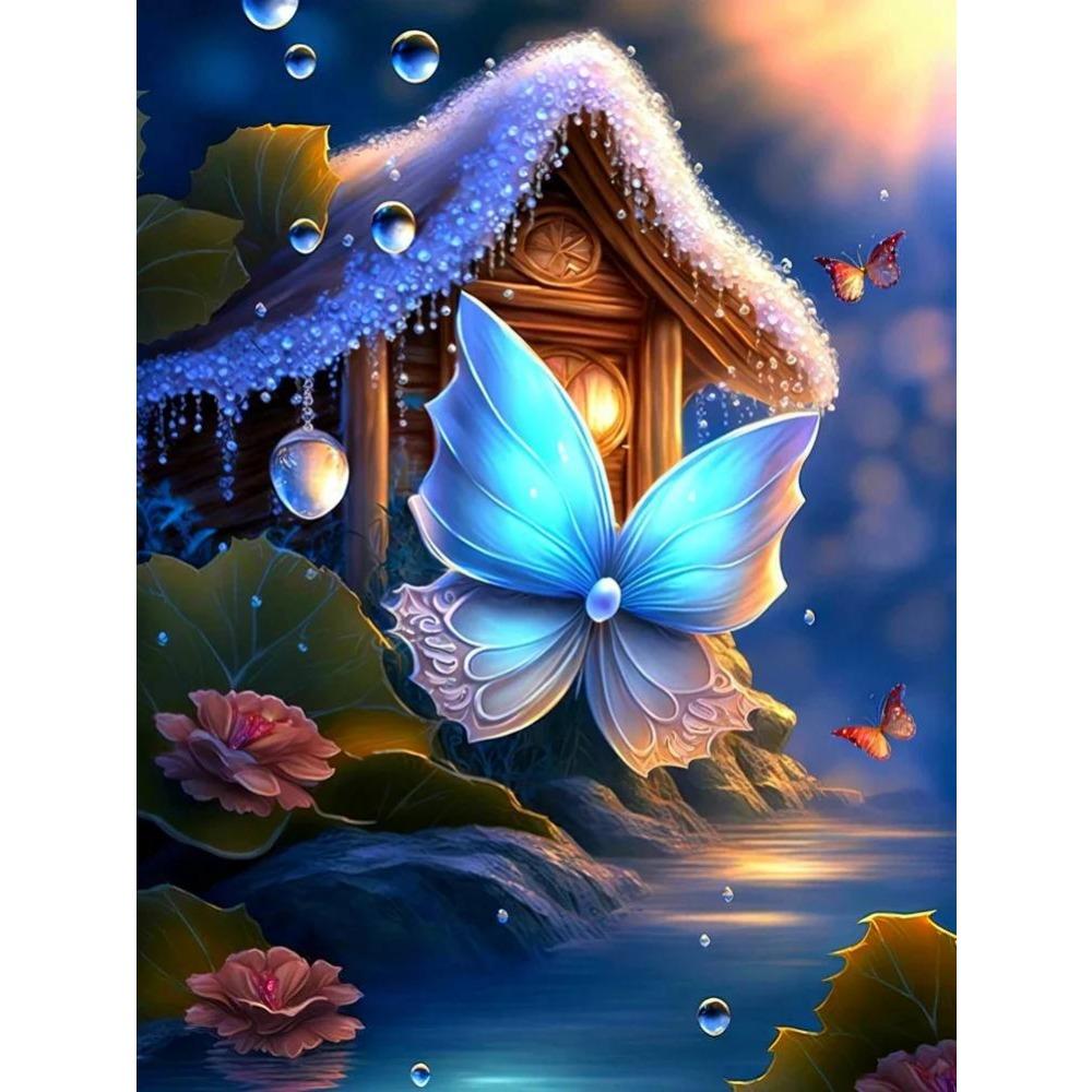 

DIY полная круглая алмазная живопись вышивка крестиком 3D детское животное домашнее декоративное искусство луна алмазная живопись 5d алмазная живопись Full Square 25X37.5CM