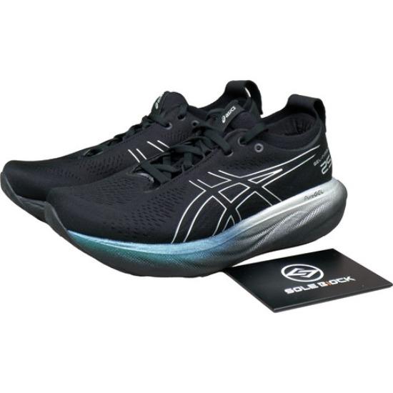 

ASICS Gel Nimbus 25 Platinum Black Pure Silver 1011B616-001 EU 41.5 чёрный/чистый