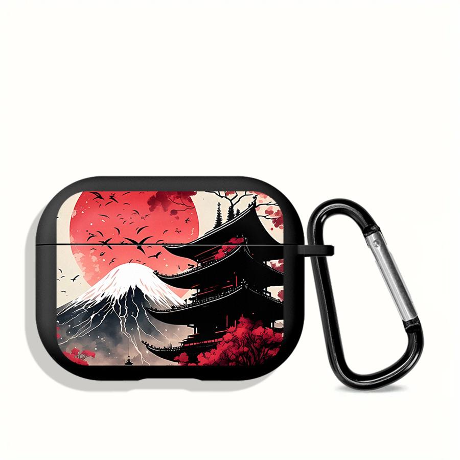 Japanese Ancient House Painting Earphone Cases Cover Case For Airpods 2 4 Pro2 Pro3 1 3 Pro Airpods 2