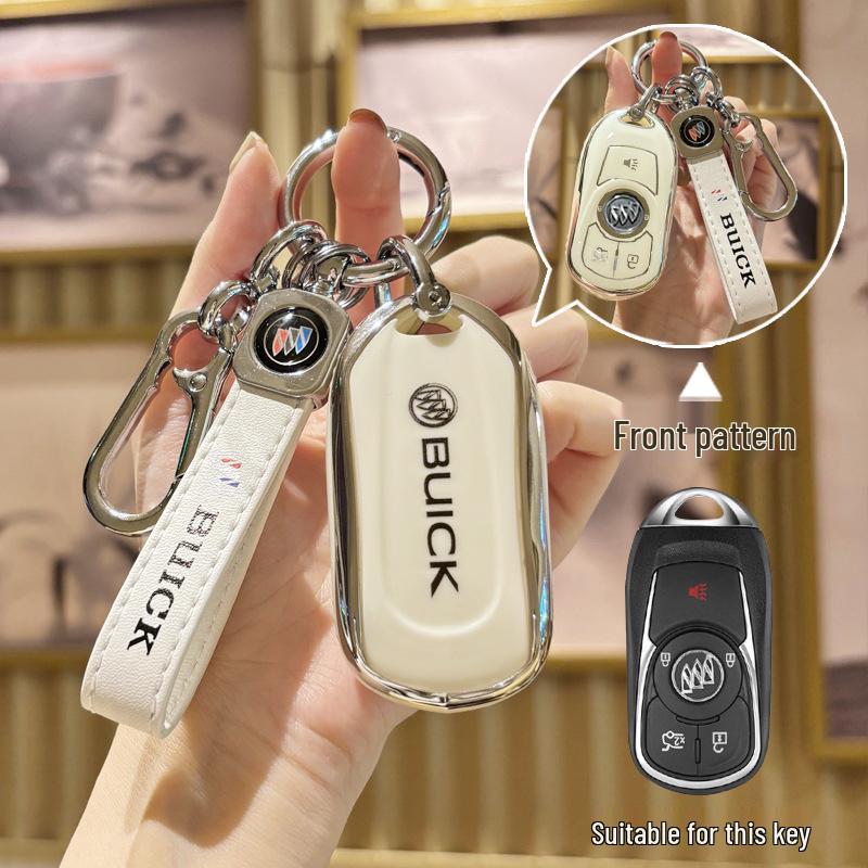 High-End Key Case for Buick: GL8, Envision S, LaCrosse ES, Landzun, Verano Plus, Regal - Women's Edition.