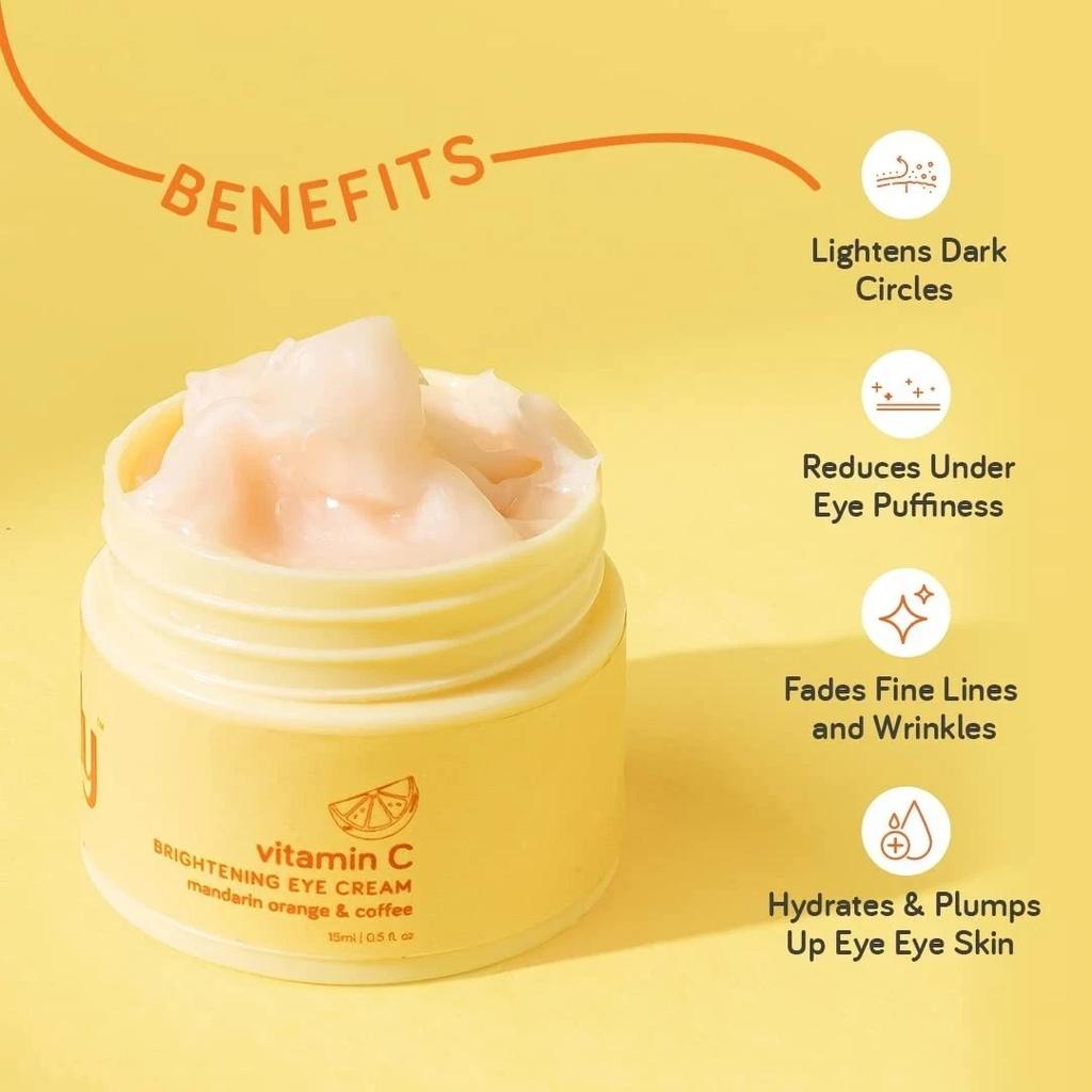 Moody Vitamin C Aufhellende Augencreme mit Niacinamid & Koffein gegen Augenringe