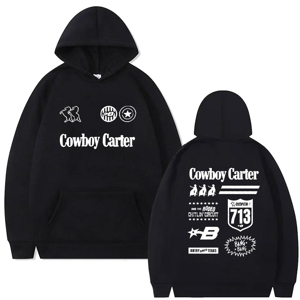 Beyonce Cowboy Carter Tour Hoodies Fan Gift Men Women Fashion Oversized Hooded Tracksuit Male Vintage Casual Hoodie